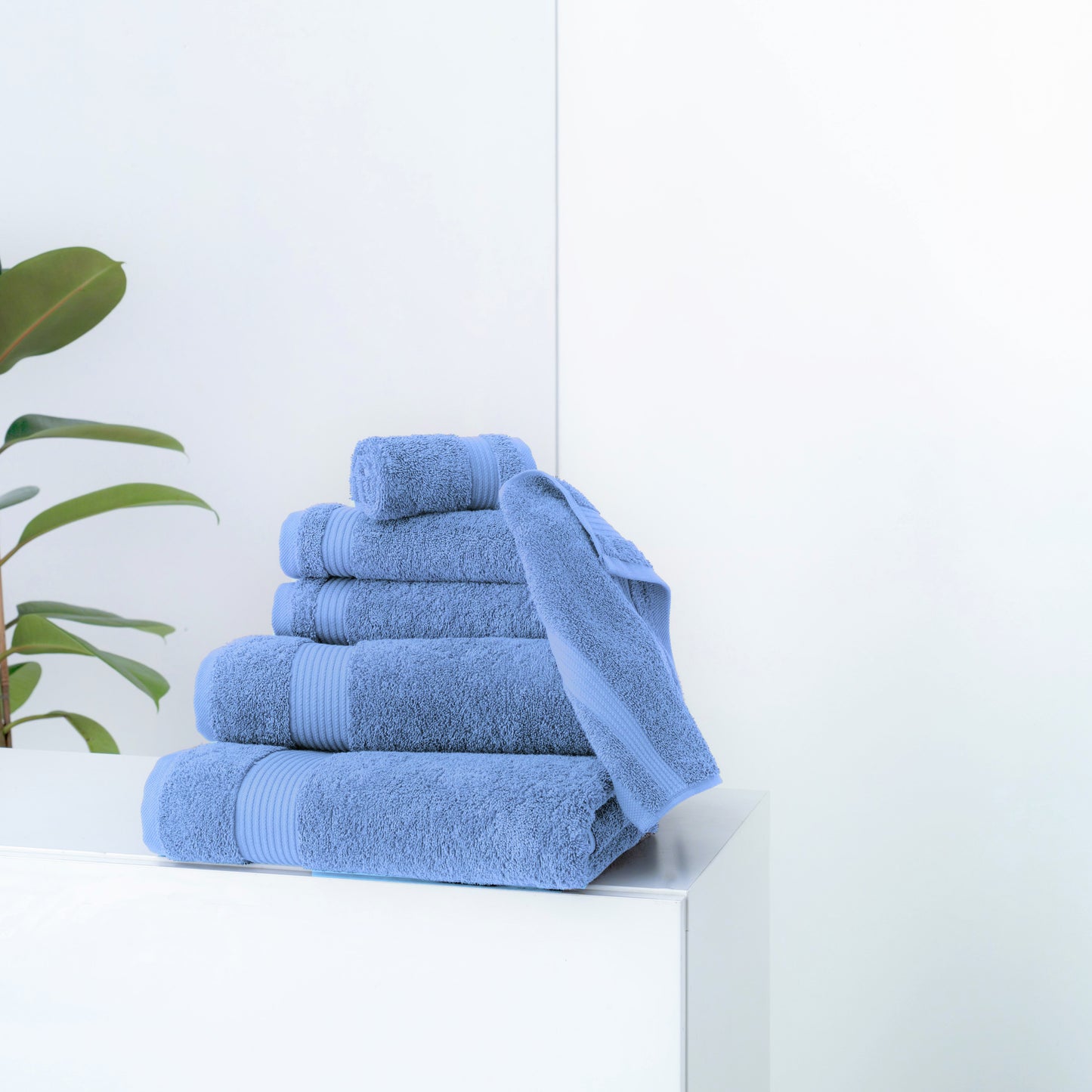 Serenity 6 PC Towel Set Serenity Blue