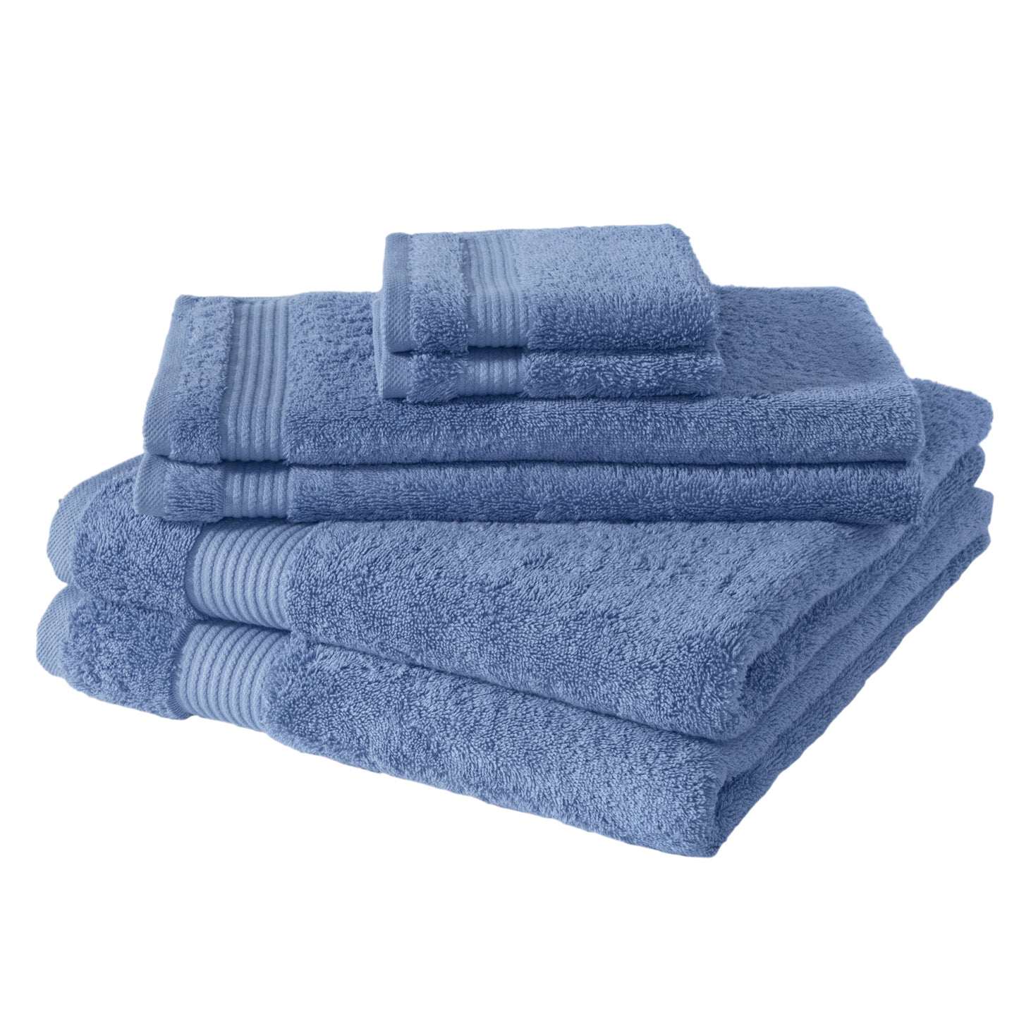Serenity 6 PC Towel Set Serenity Blue