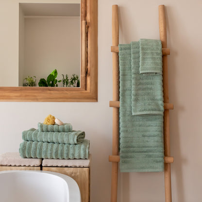 Cloud 6 PC Towel Set Sea Foam