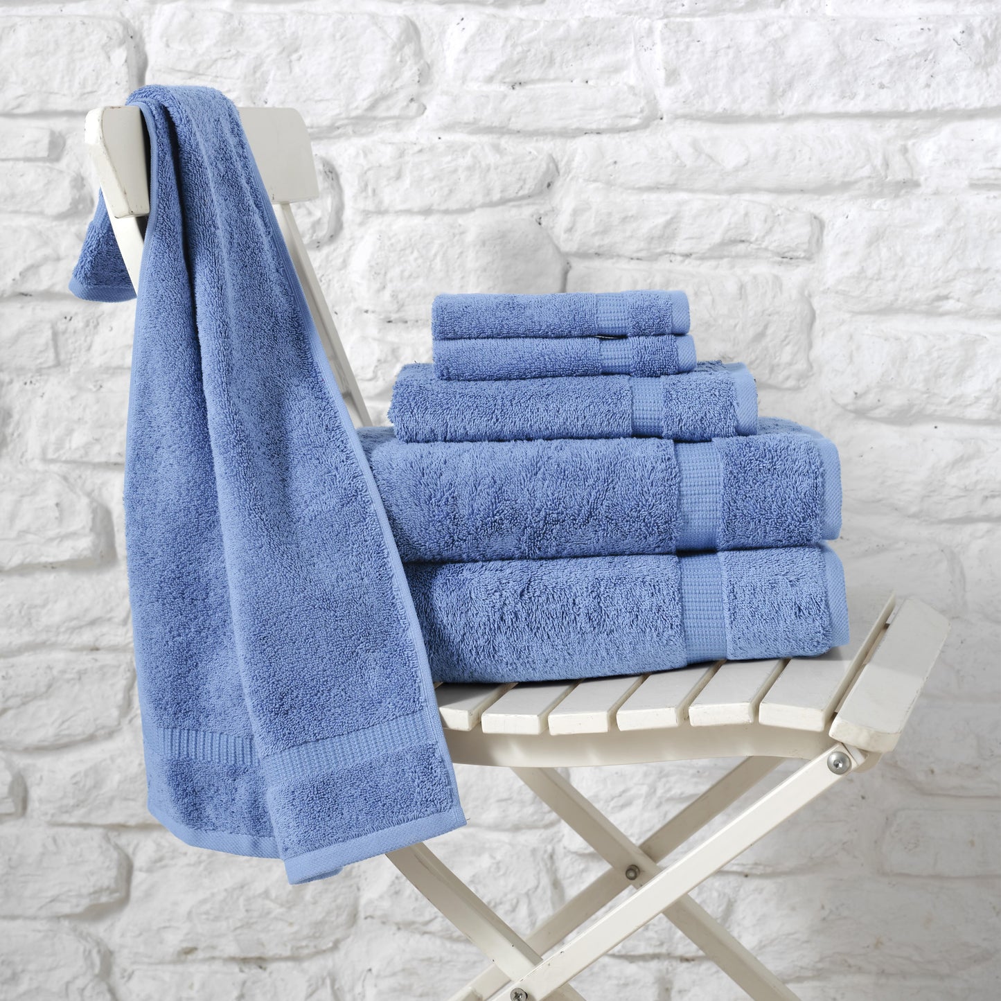 Comfort 6 PC Towel Set Blue