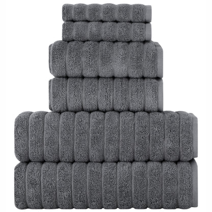 Cloud 6 PC Towel Set Gray