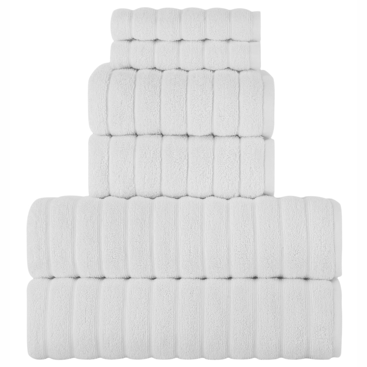 Cloud 6 PC Towel Set White