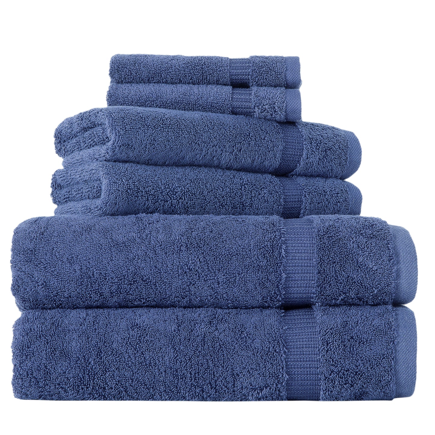 Comfort 6 PC Towel Set Navy