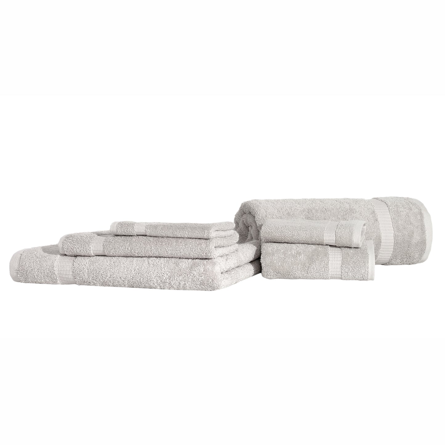 Comfort 6 PC Towel Set Stone