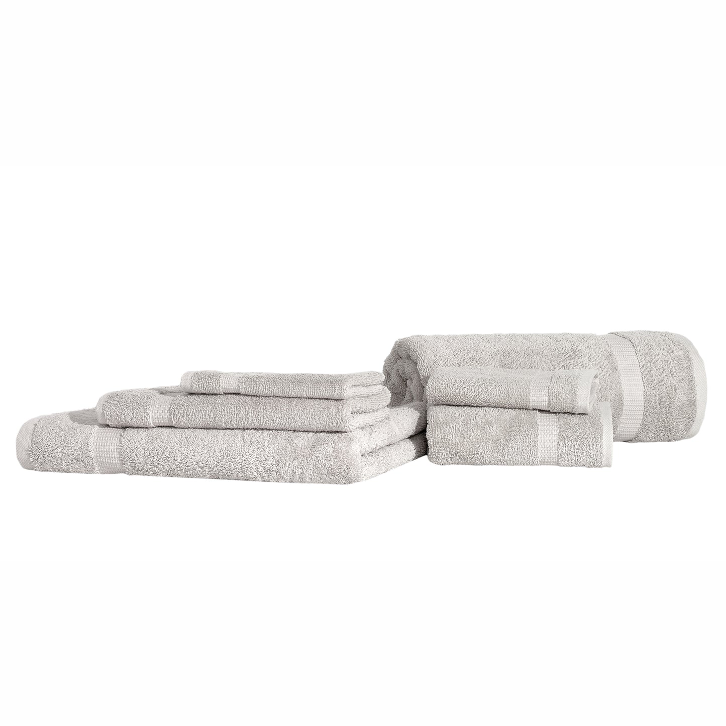Comfort 6 PC Towel Set White