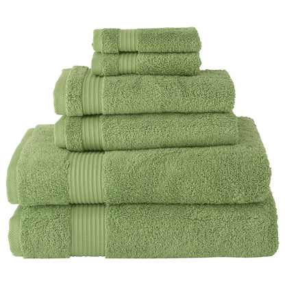 Serenity 6 PC Towel Set Greenery