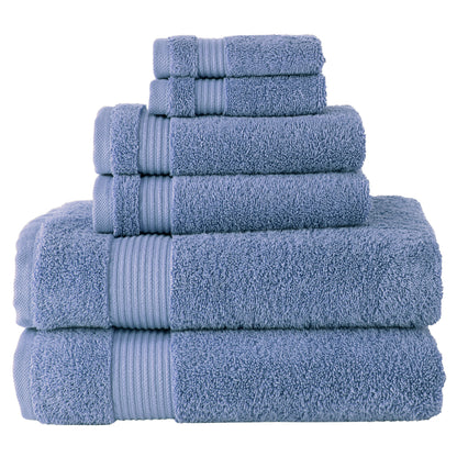 Serenity 6 PC Towel Set Serenity Blue