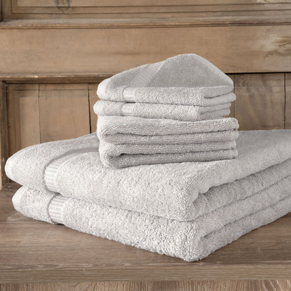 Comfort 6 PC Towel Set Stone