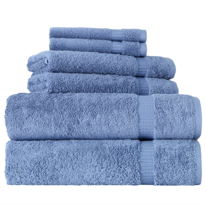 Comfort 6 PC Towel Set Blue