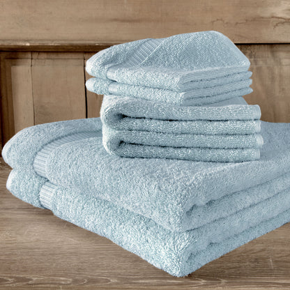 Comfort 6 PC Towel Set Seafoam Green