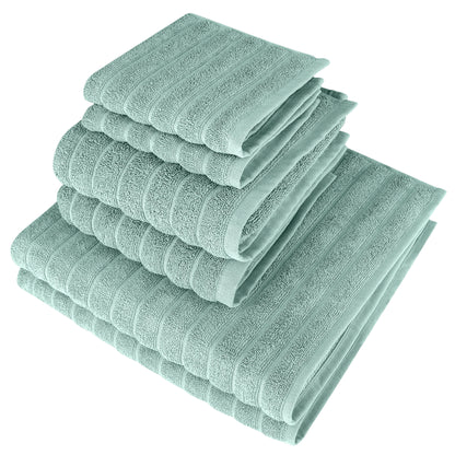 Cloud 6 PC Towel Set Sea Foam