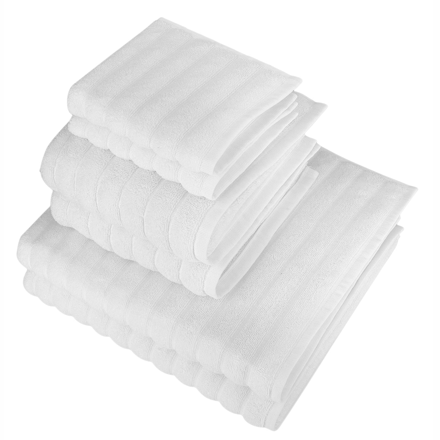 Cloud 6 PC Towel Set White