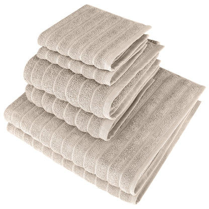 Cloud 6 PC Towel Set Beige