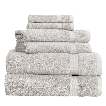 Comfort 6 PC Towel Set White