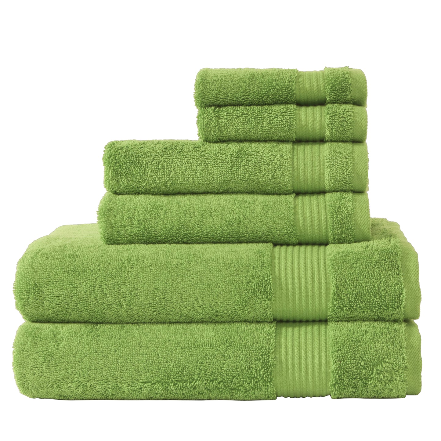 Serenity 6 PC Towel Set Greenery