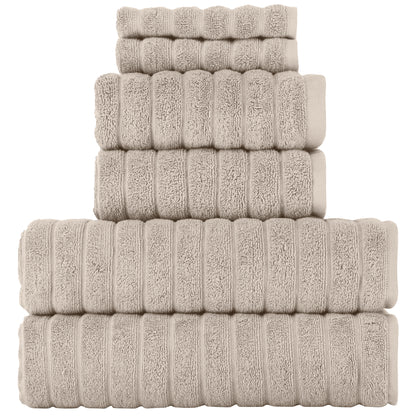 Cloud 6 PC Towel Set Beige